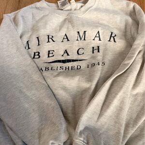 Miramar Beach Gray Sweatshirt